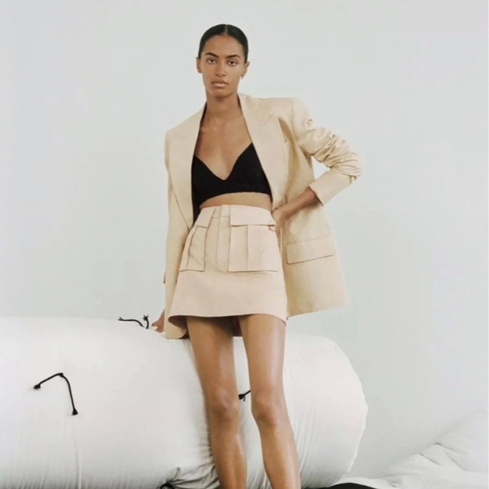 NWT Zara Cargo Mini Skirt